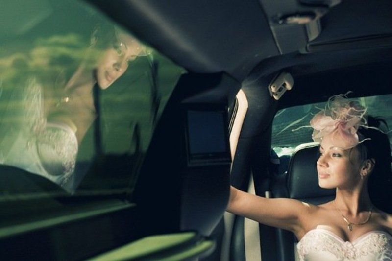 невеста, девушка, портрет, невеста, лимузин, фата, свадьба photo preview