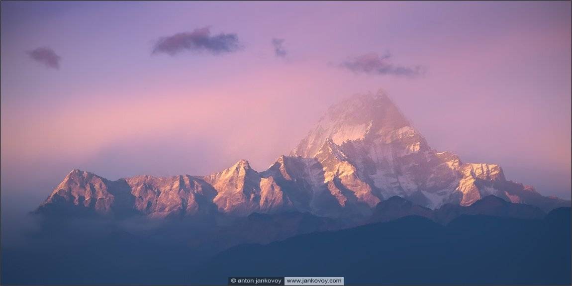 гималаи, непал, горы, закат, аннапурна, пик, вершина, himalaya, nepal, mountains, sunset, annapurna, peak, mount, Антон Янковой (www.photo-travel.com.ua)