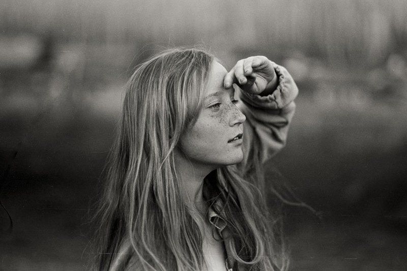 весна, девочка, деревня photo preview