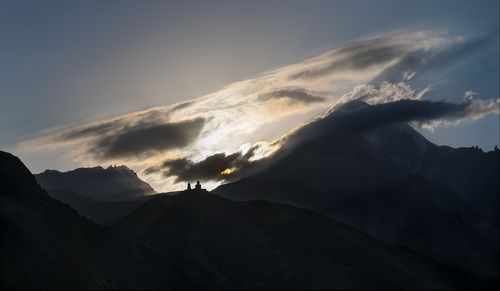 Sunset over the Caucasus