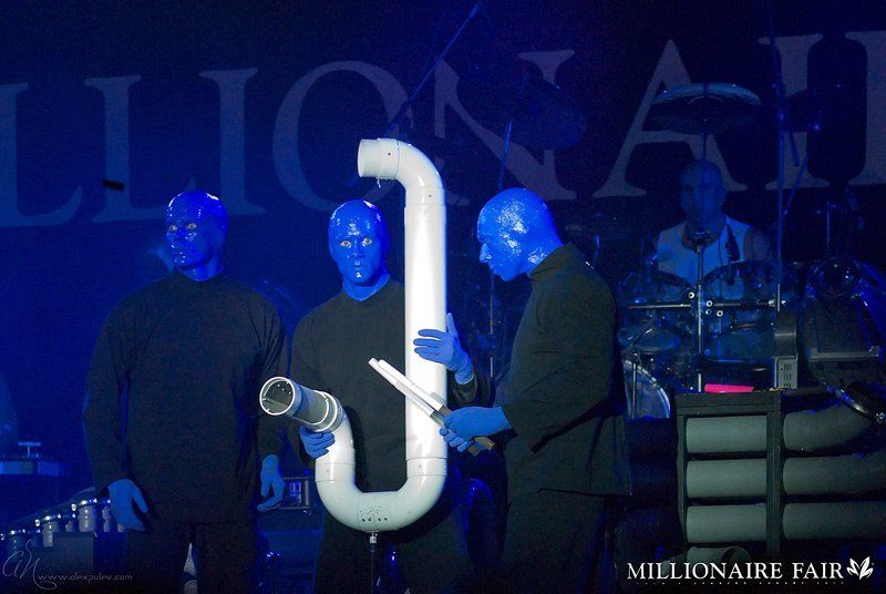 blue men group,millionaire fair,moscow,крокус-экспо BLUE MEN GROUPphoto preview