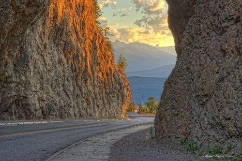 Sunset in Columbia Valley
