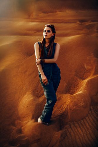 I drove my feet through a Desert Whose mirage fluttered like a ghost