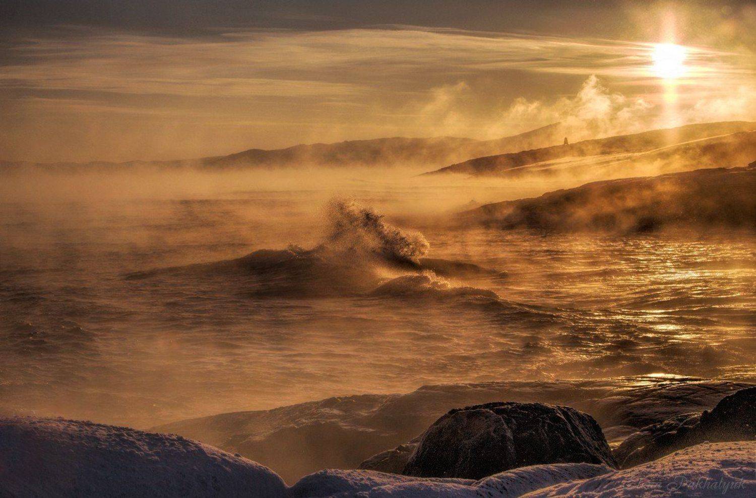 пейзаж,териберка,мурманск,север,россия,путешествие,природа, океан,рассвет,закат,облака,солнце,день,зима,баренцево море,фототур, Elena Pakhalyuk