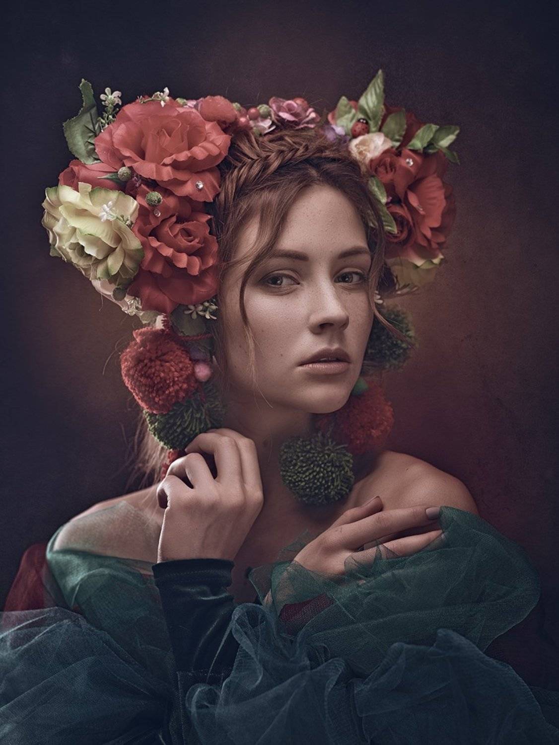 портрет, девушка, этно, женский портрет, female, portrait, girl, young, ethnic, ukrainian, Дмитрий Толоконов