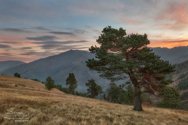 кавказ, дагестан Утро в горах Дагестанаphoto preview