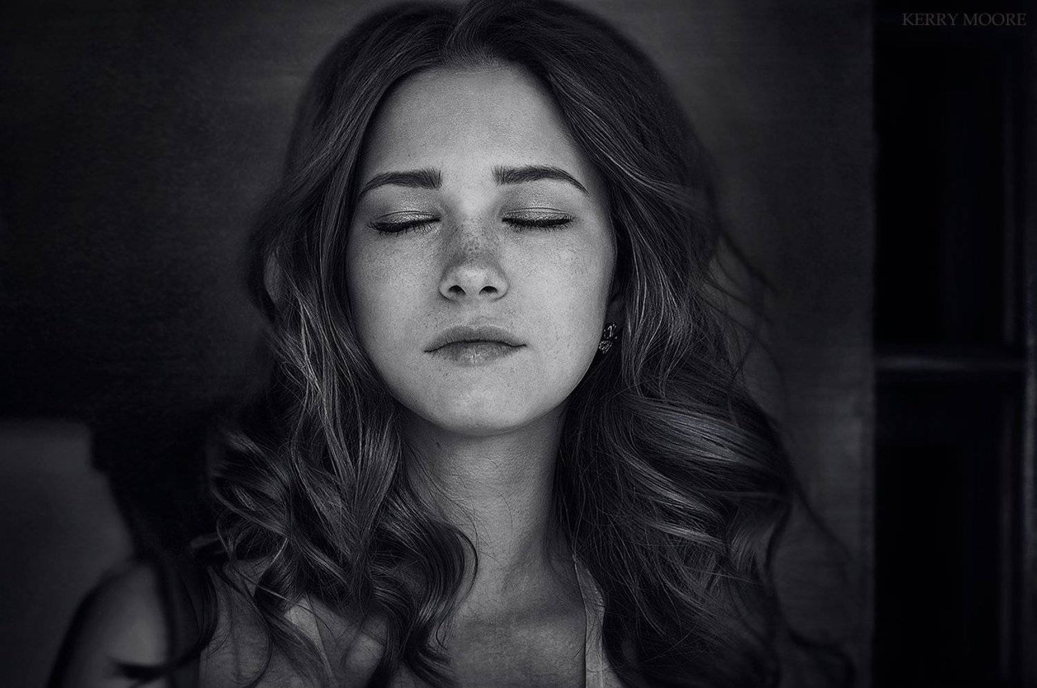 Tatyana. Автор: Kerry Moore portarit, girl, style, портрет, blackandwhite, fineart,picture, Kerry Moore