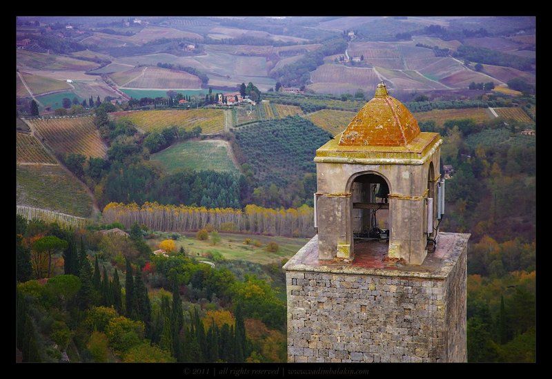 toscana, italy, тоскана, италия Под стенами Сан-Джиминьяноphoto preview