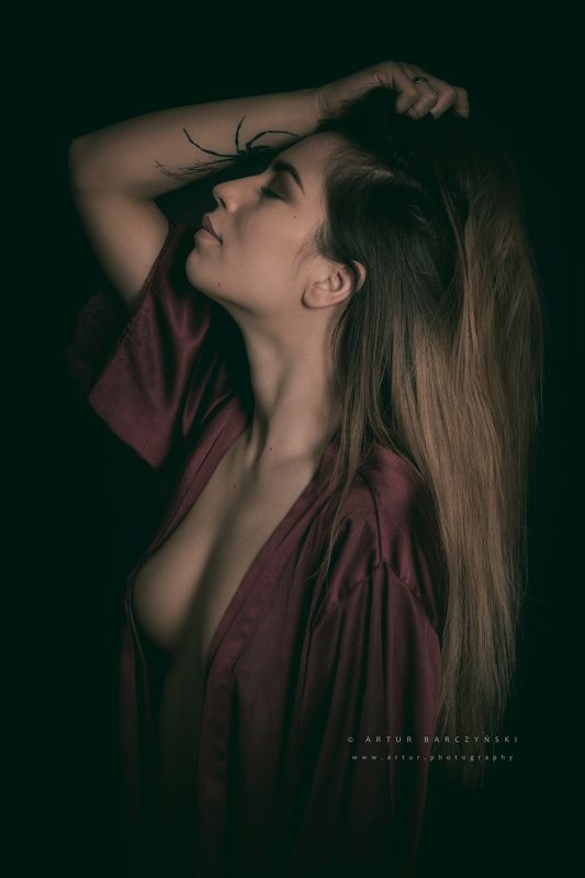 Portrait girl  nude Carolinephoto preview