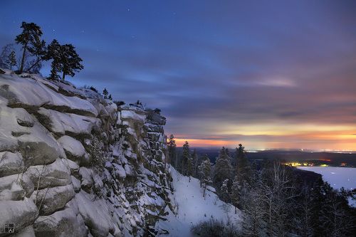 Звездная ночь на Аракульском шихане