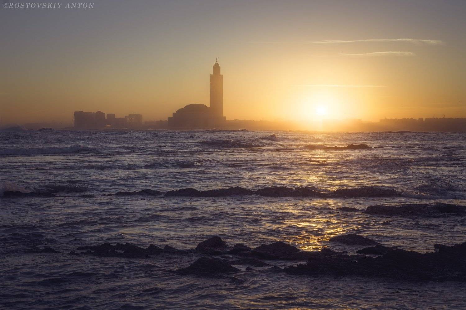 Утро в Касабланке. Автор: Антон Ростовский фототур, восход, Касабланка, Марокко, Morocco,, Антон Ростовский