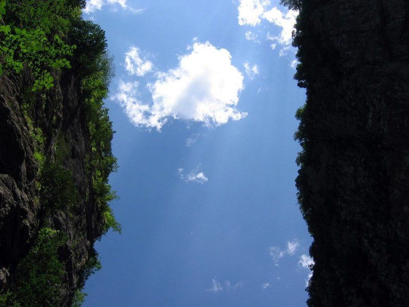 абхазия, рицца, горы, небо Небесные вратаphoto preview