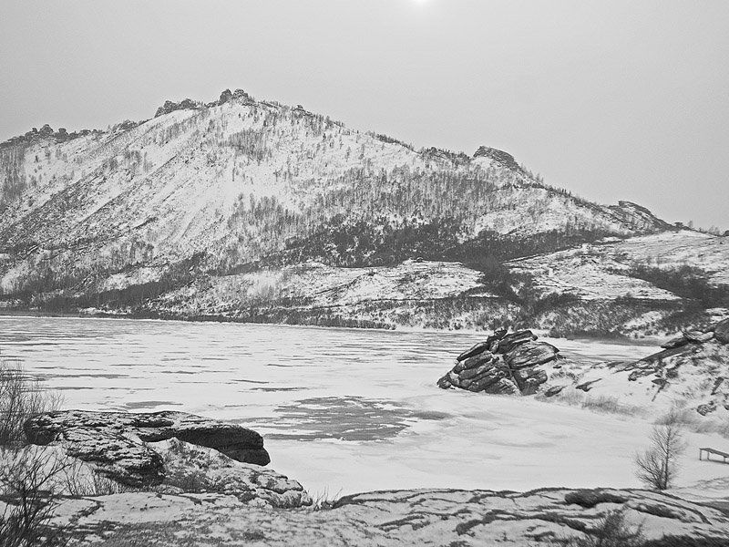 алтай, колыванское озеро, зима Зима на Колыванском озереphoto preview