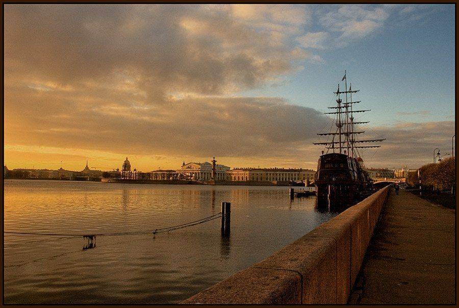 Утро на Неве. Автор: Лычёв Александр санкт-петербург, Лычёв Александр