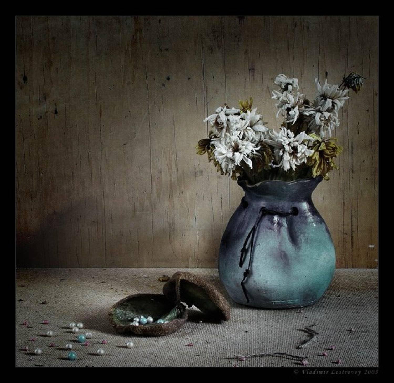 этюд с сухими цветами, Владимир Лестровой