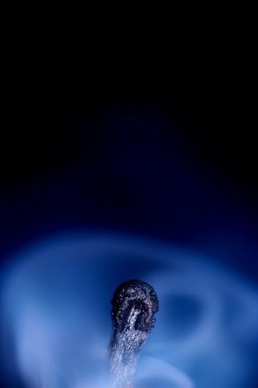 спичка, дым, тонкий, макро photo preview