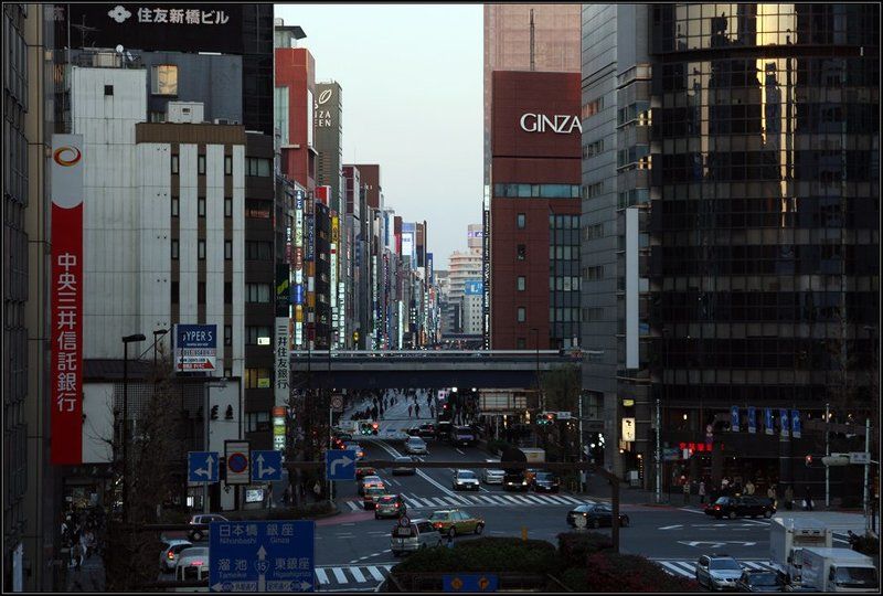 япония, токио, гинза, улица Ginzaphoto preview