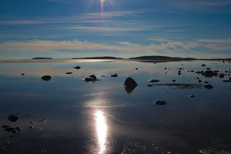 ладога, весна, пейзаж Ладогаphoto preview