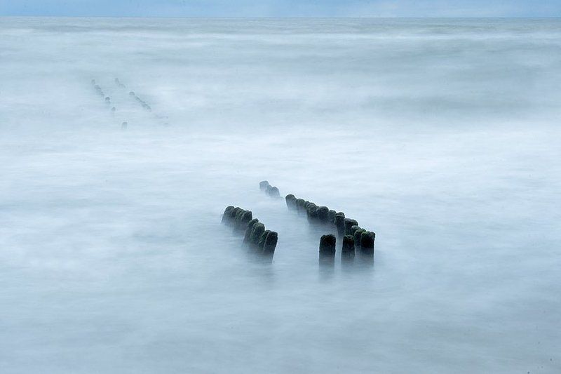 море, пейзаж, туман photo preview