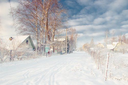 Рождественская прогулка по деревне