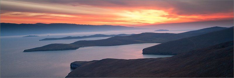 vensk, ольхон, байкал Восход на Ольхонеphoto preview