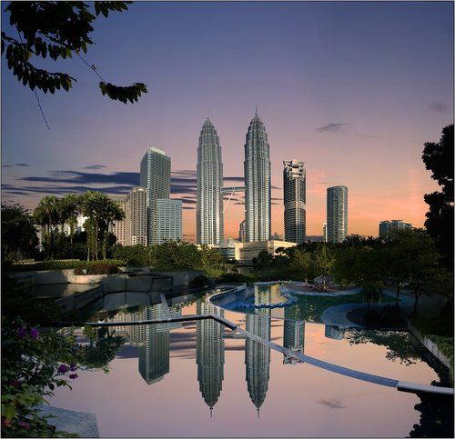 Петронас. Утро.