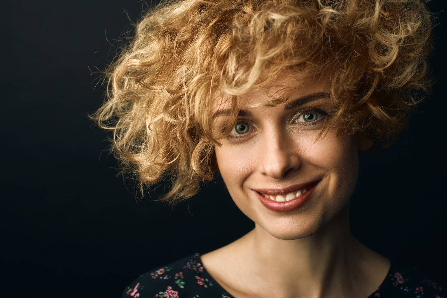 портрет, студия, Portrait, curly, Александр Тишкевич
