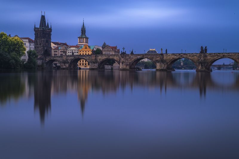 прага,вечер,влтава, Злата Прагаphoto preview