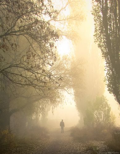 Человек и осень