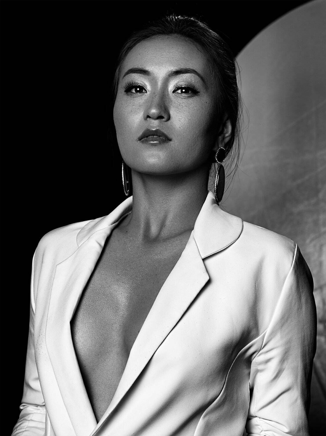 Nazerke. Автор: Gary McGillivray-Birnie beauty, beauty photographer, model, blackandwhite, beauty photography, makeup, hair, creative, makeup, mood, Gary McGillivray-Birnie