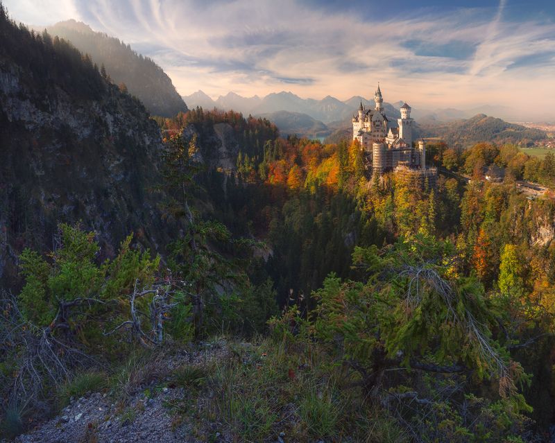 Сказочный замок Нойшванштайнphoto preview