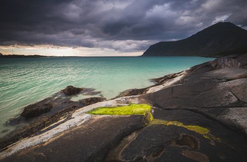 Colorful shore