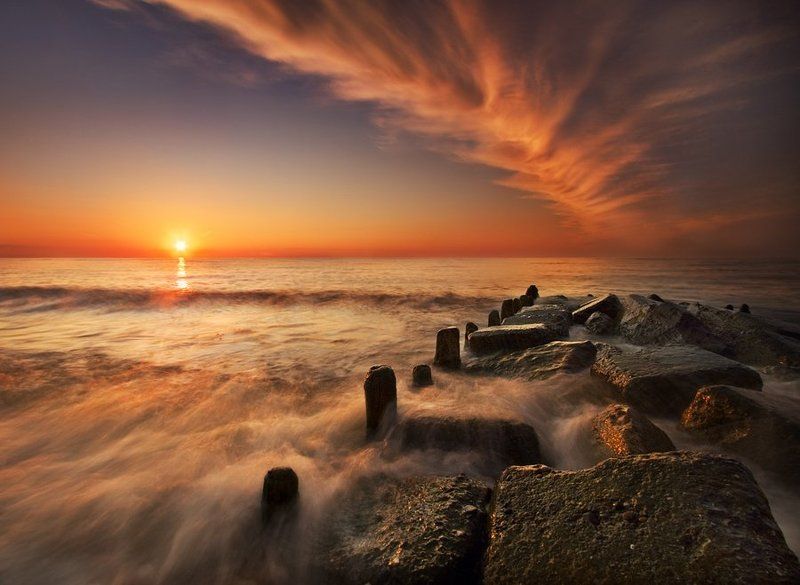 Sunset in Baltic