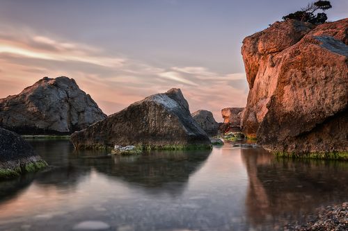 На берегу Чёрного моря.