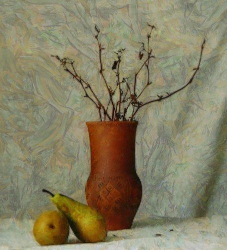 Still-life with pears