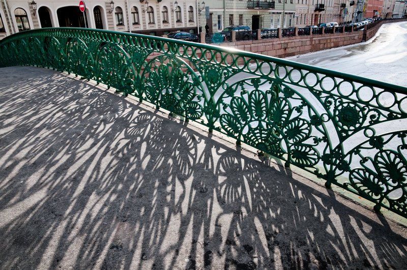 певческий, мост, река, мойка Весеннее кружевоphoto preview