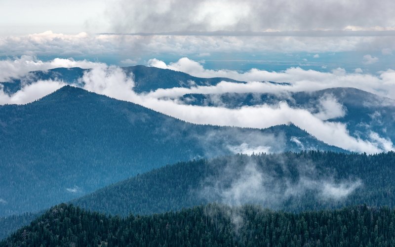 горы, сибирь, саяны, западный саян, ергаки, ник васильев, mountains, siberia, sayan, ergaki Море тайги.photo preview