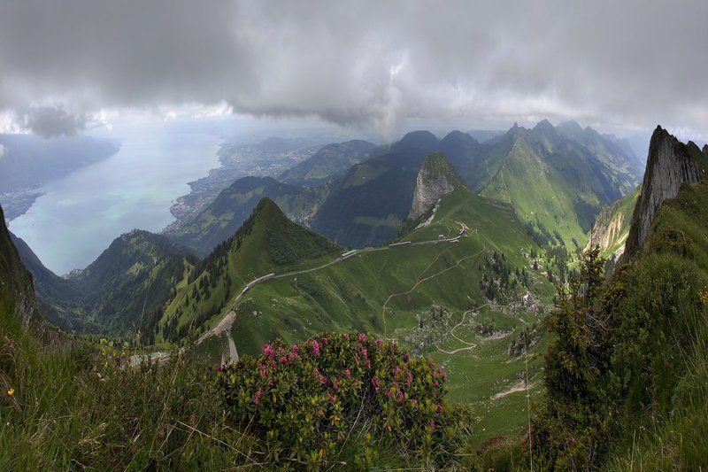swiss,швейцария,rochers-de-naye Железная дорогаphoto preview