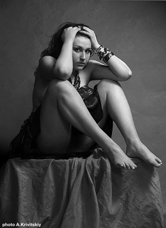 кривицкий Анонс к фотоспектаклю. Фотоактриса Ольга.photo preview