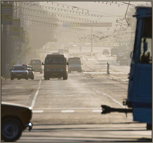 Городское утро...