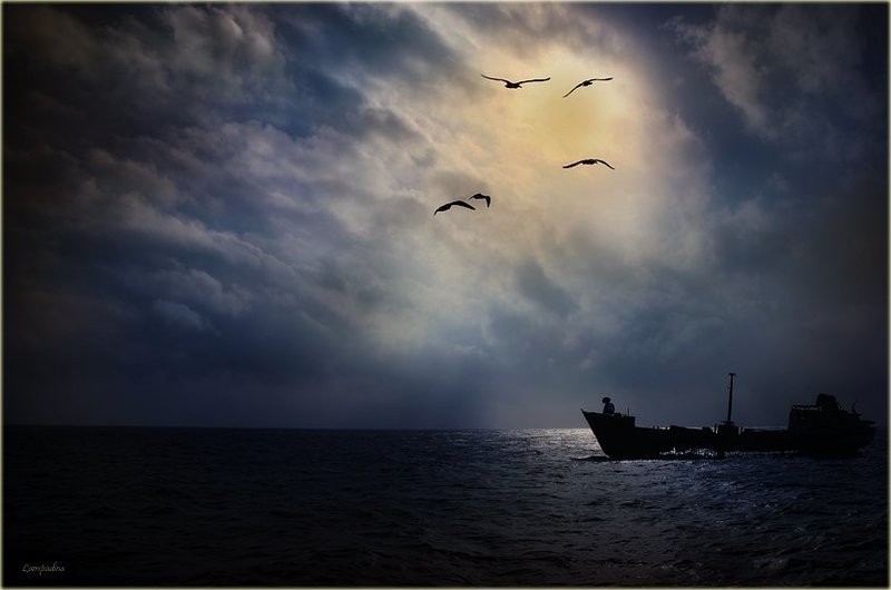 красное море, судан, налетевший на риф, пираты... Пираты Карибского моря 2...photo preview