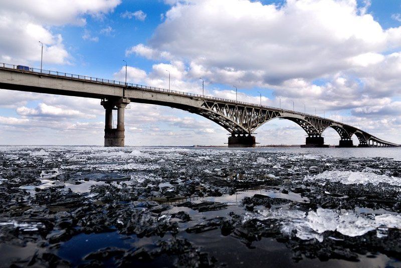 саратов,мост,волга,ледоход,татаринцев Все тот же мост....photo preview