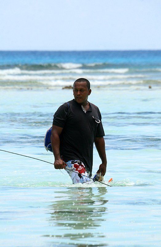 рыбак, океан photo preview