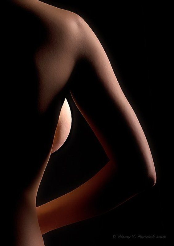 девушка, чб, ч/б, жанр, гламур, ню, студия, киев Лунное затмение...photo preview