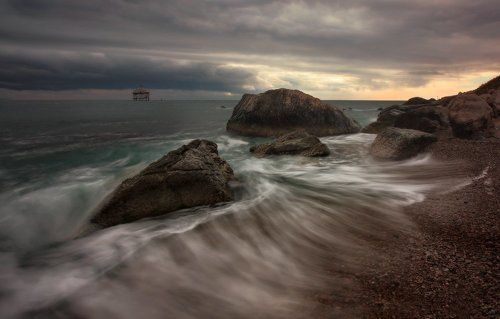 Зимний вечер в Кацивели