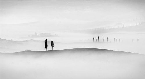 Tuscany B&W