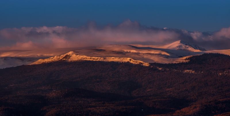 горы, кавказ, рассвет, мезмай, хребет , лаго-наки ТАК НАЧИНАЛСЯ НОВЫЙ ДЕНЬphoto preview