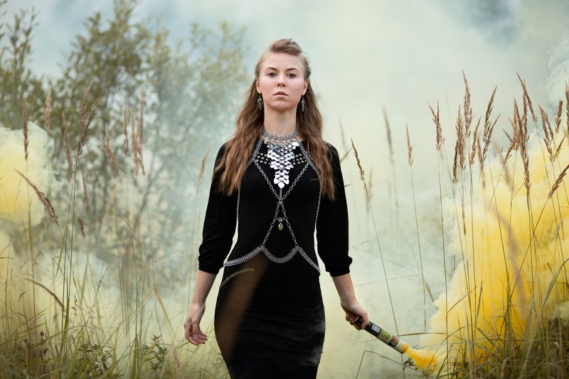 дым Желтый дымphoto preview