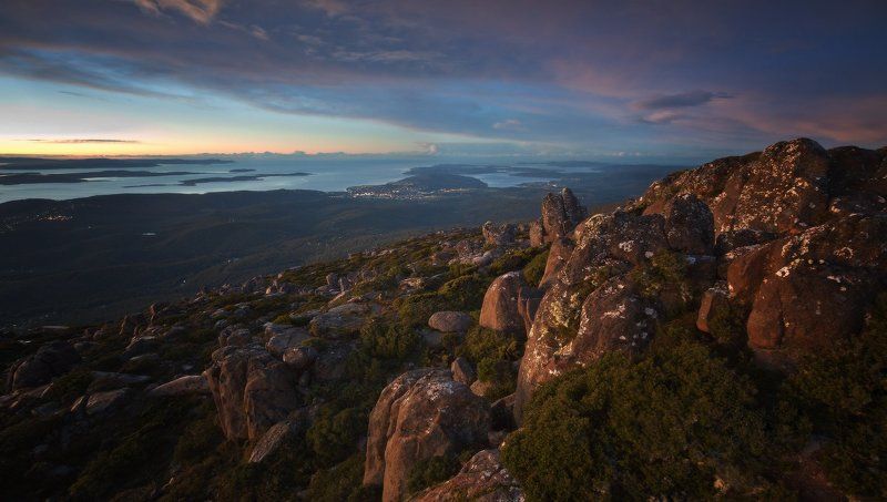 tasmania, mt.wellington За несколько минут до рассветаphoto preview