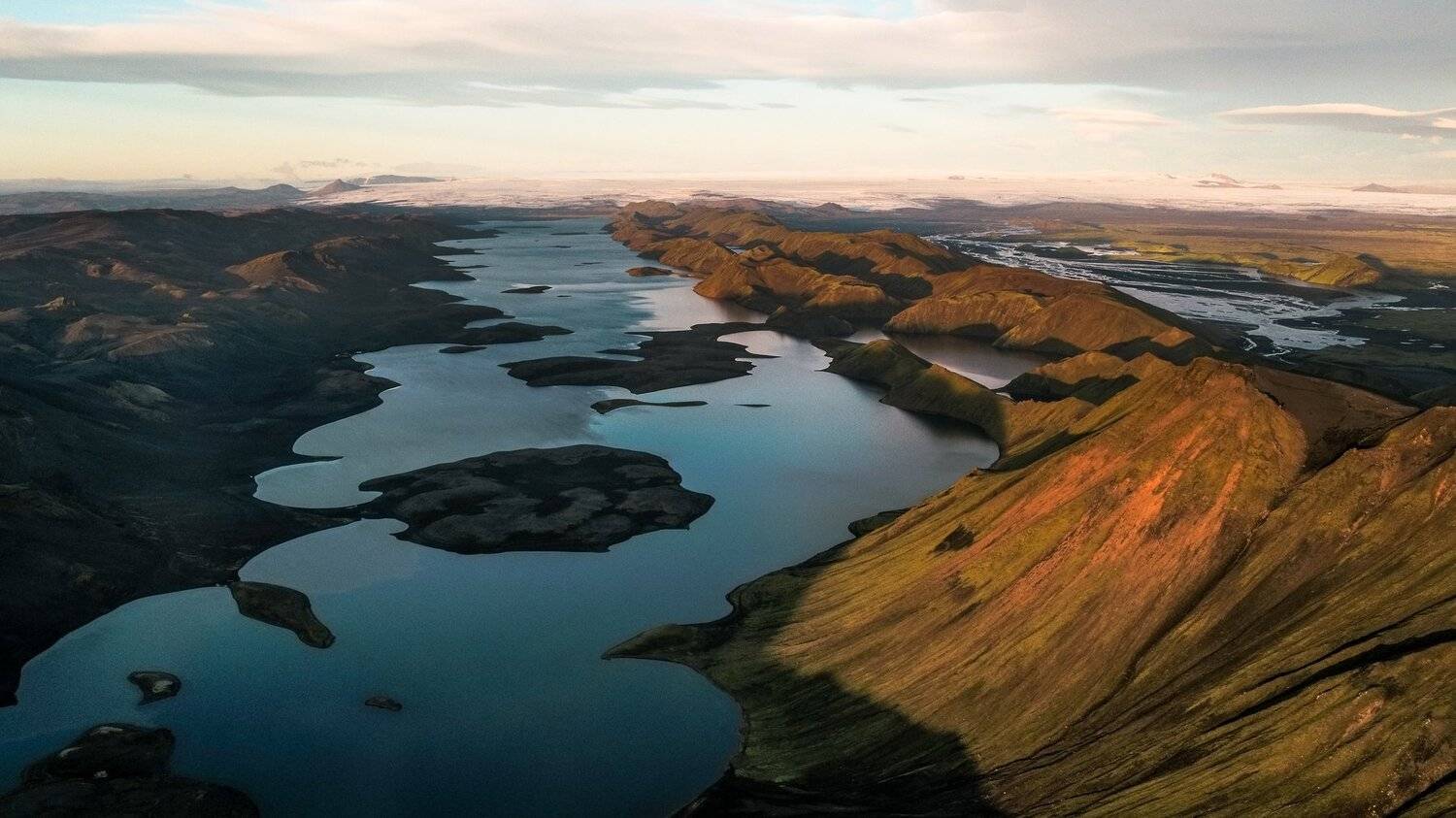 Закат над Langisjór. Автор: Ruslan Stepanov iceland,moutains,highland,langisjór, Ruslan Stepanov